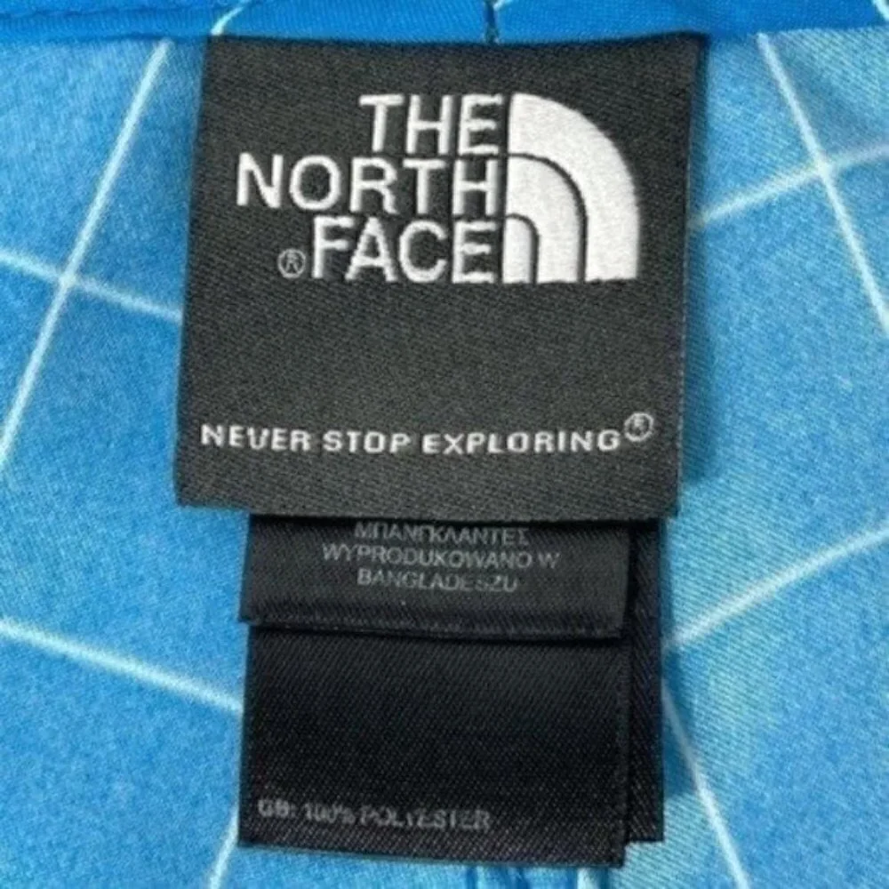 The North Face Men’s blue Swim Board shorts size 34 Grid Pattern